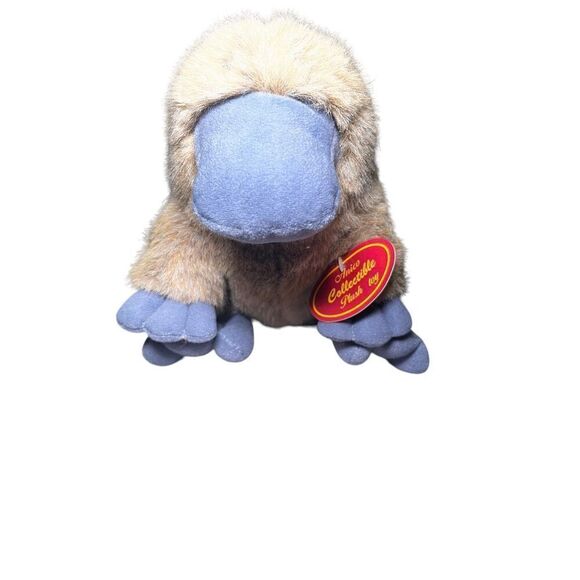 New Anico International Soft Blue Eyes 10” Platypus Plush Stuffed Animal - Picture 1 of 16